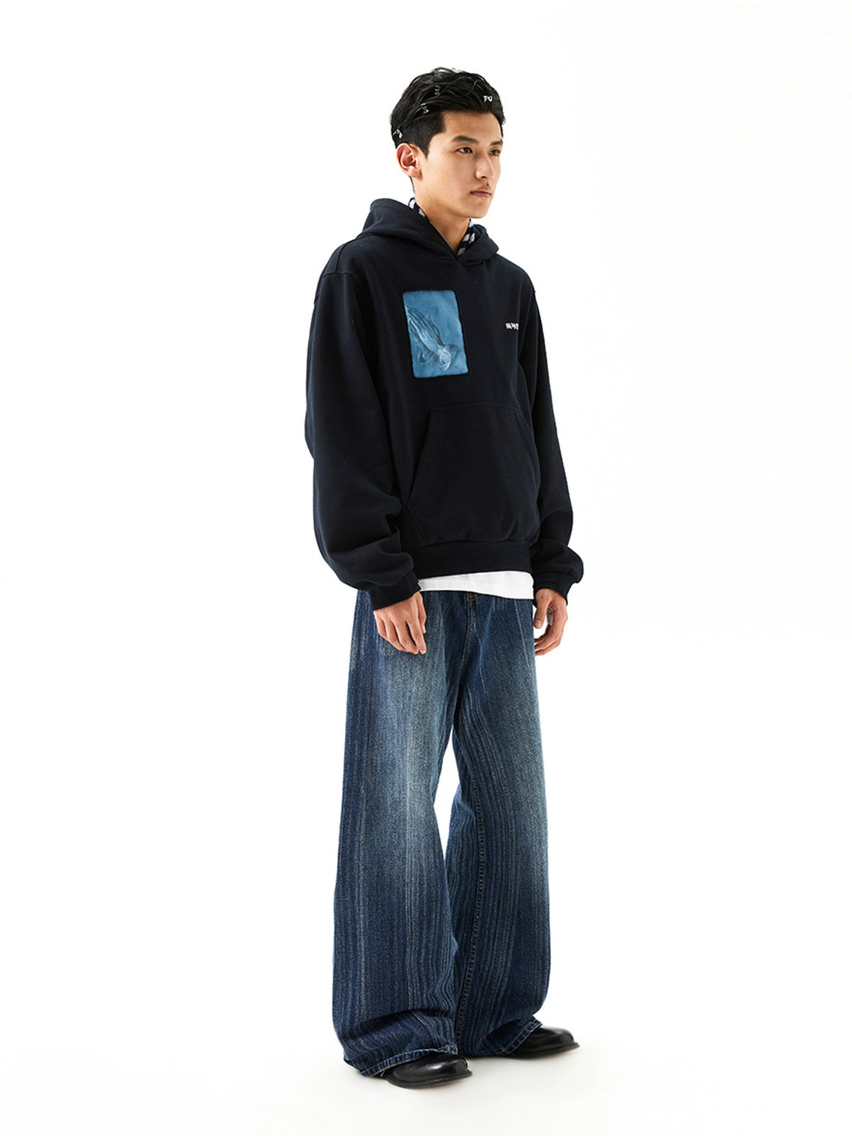 Black Reversible Hoodie Sweatershirts - CHINASQUAD