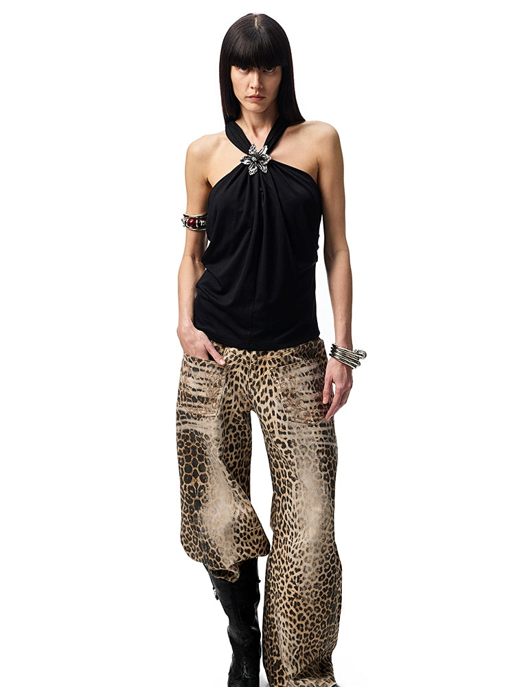 High-Elastic V-Neck Knotted Acetate Camisole - CHINASQUAD