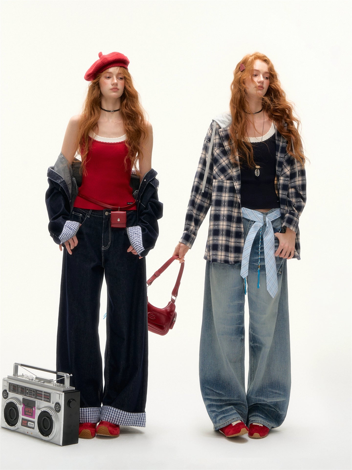 Wave-Edge Layered Knit Camisole - CHINASQUAD