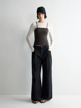 Oversized Tailored Wide-Leg Pants - CHINASQUAD
