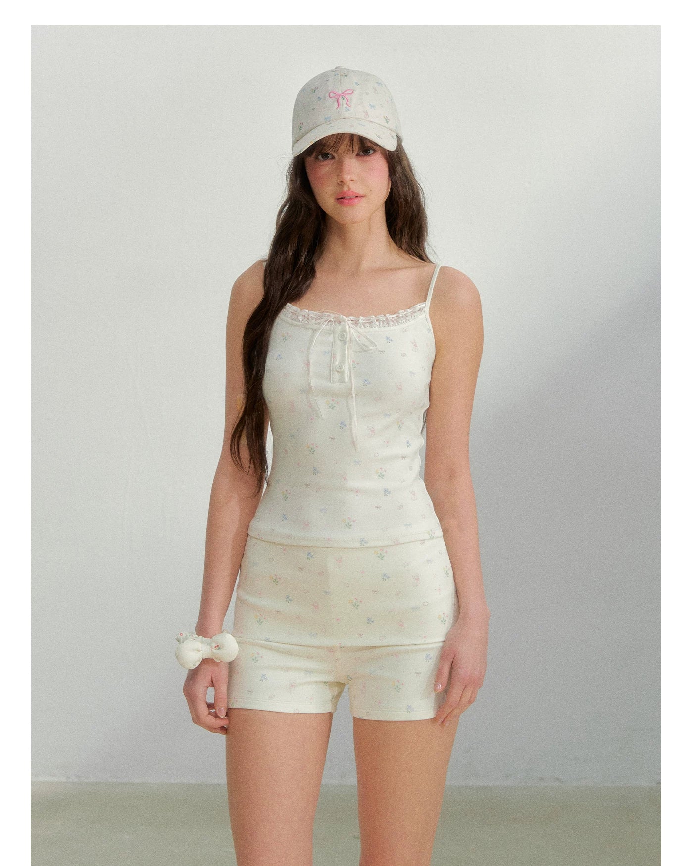 Sweet Oxygen Cotton Lace Trim Camisole
