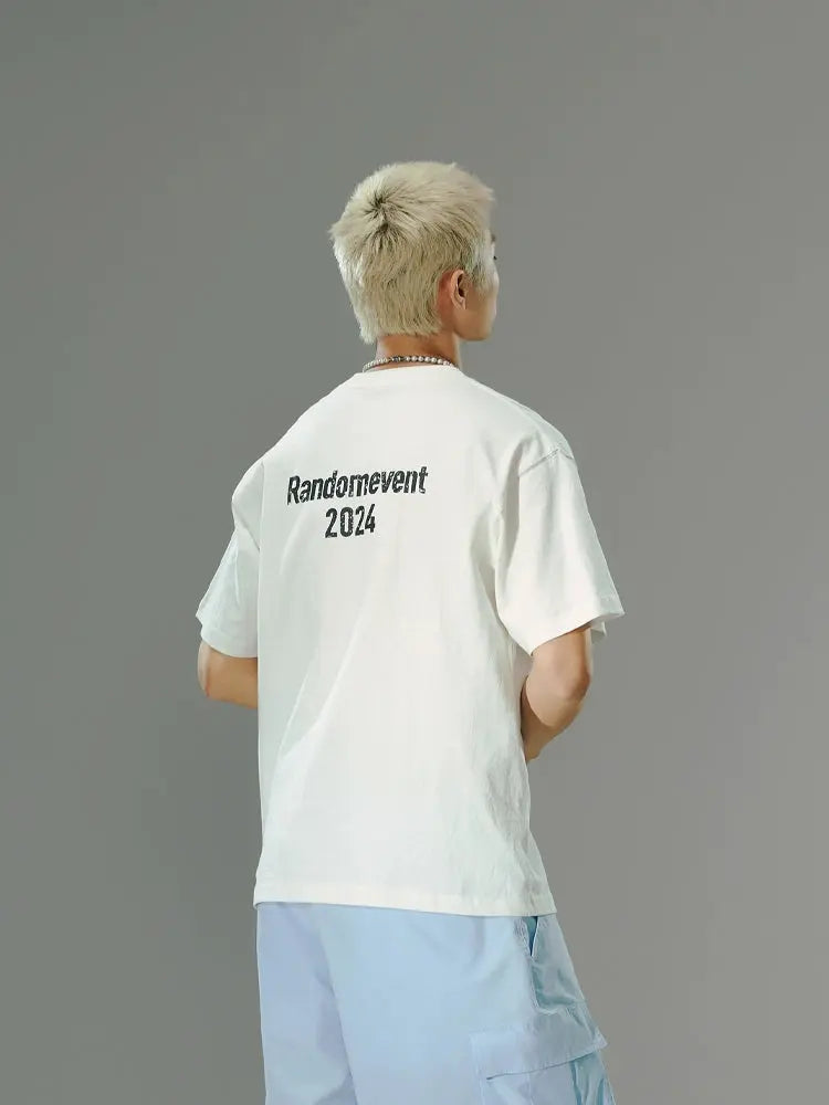 Black & White Printed T-Shirt - CHINASQUAD
