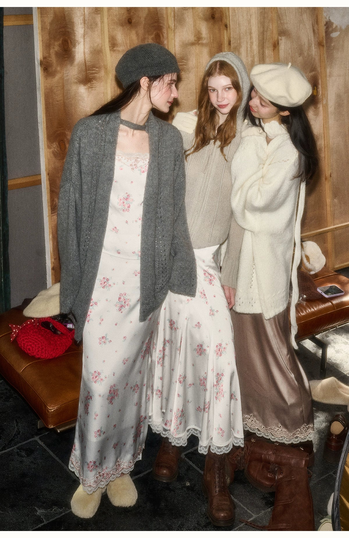 Cosagach Satin Glow Midi Skirt - CHINASQUAD