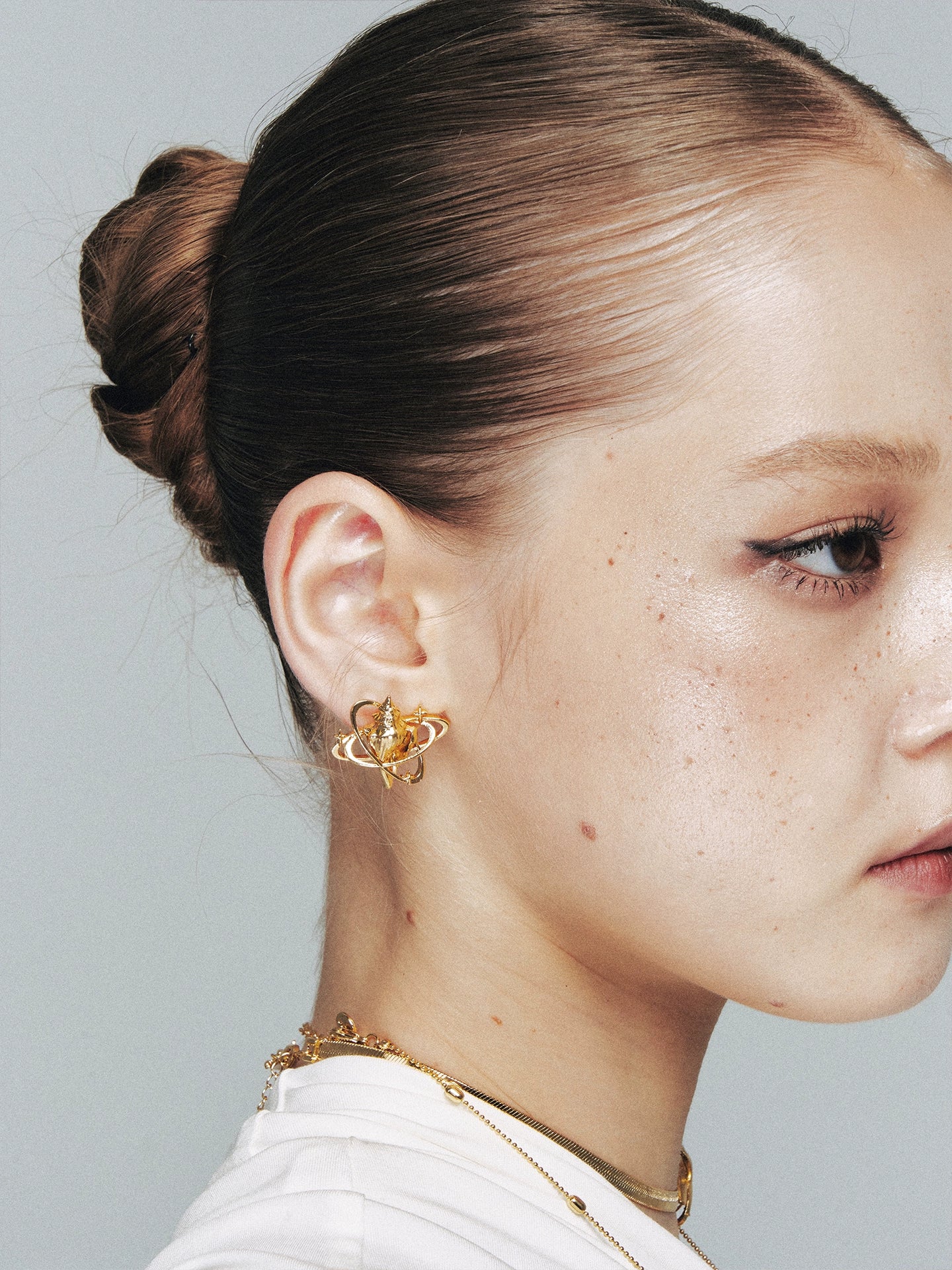 Seashell Star Stud Earrings