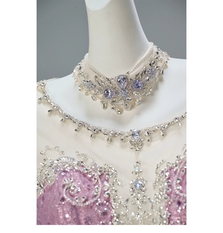 Dreamstar Sequin Tulle Dress with Crystal Accents