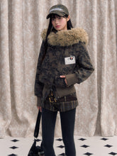 Faux Fur Lined Zipper Fur Collar Jacket - CHINASQUAD