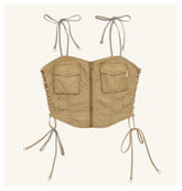Ancient Myth Adjustable Drawstring Camisole - CHINASQUAD