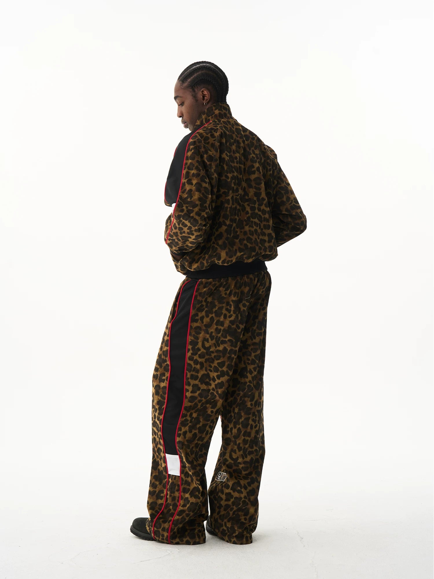 Vintage Leopard Print Sport Jacket