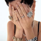 Rose Diamond Set Ring - CHINASQUAD