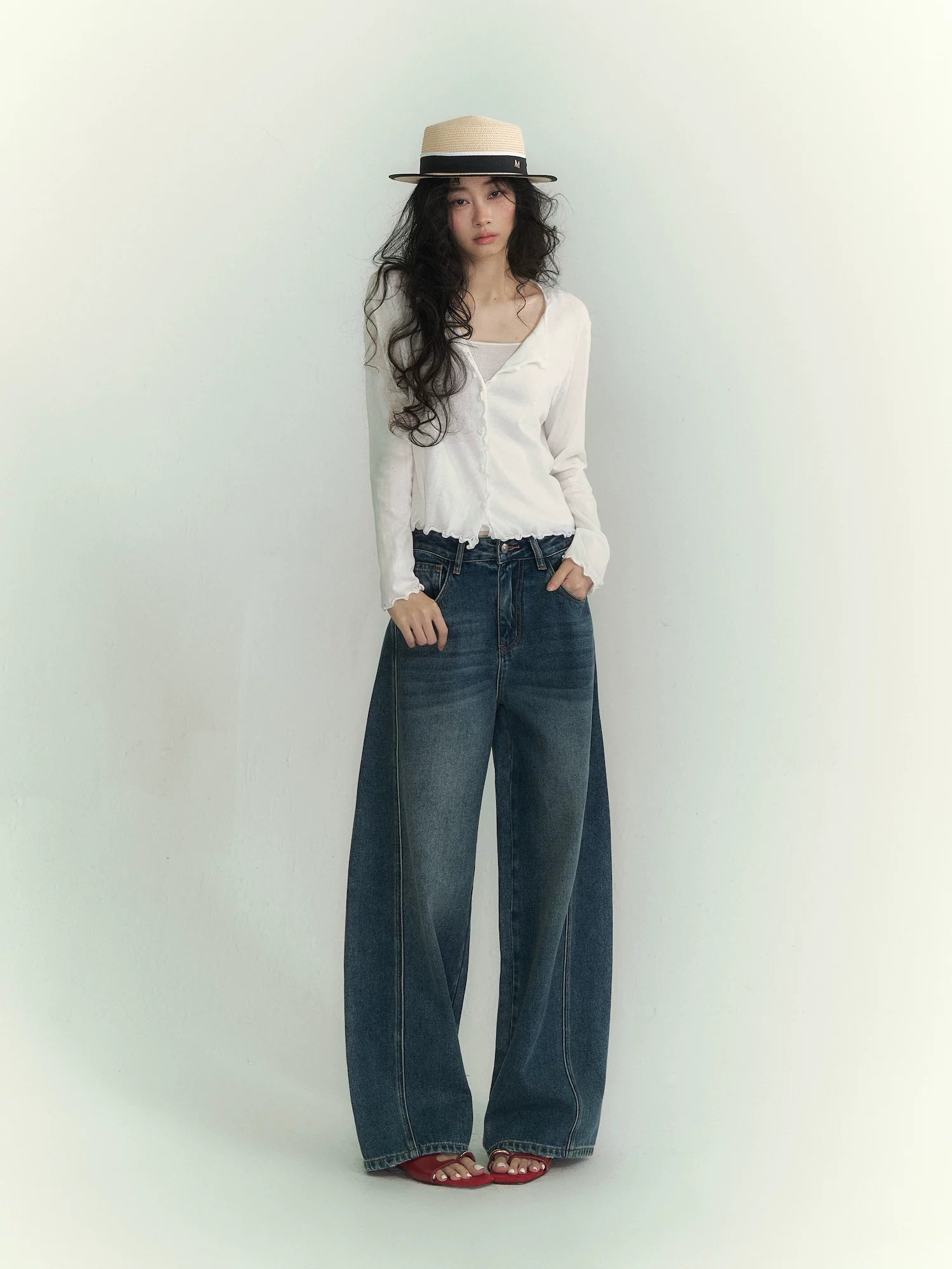 Mercerized Cotton Ultra-Lightweight Cardigan