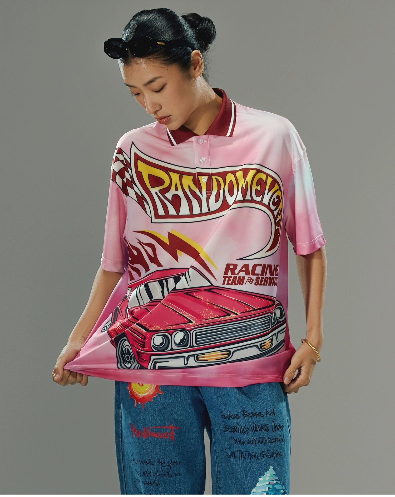 Pink Polo Shirt - CHINASQUAD