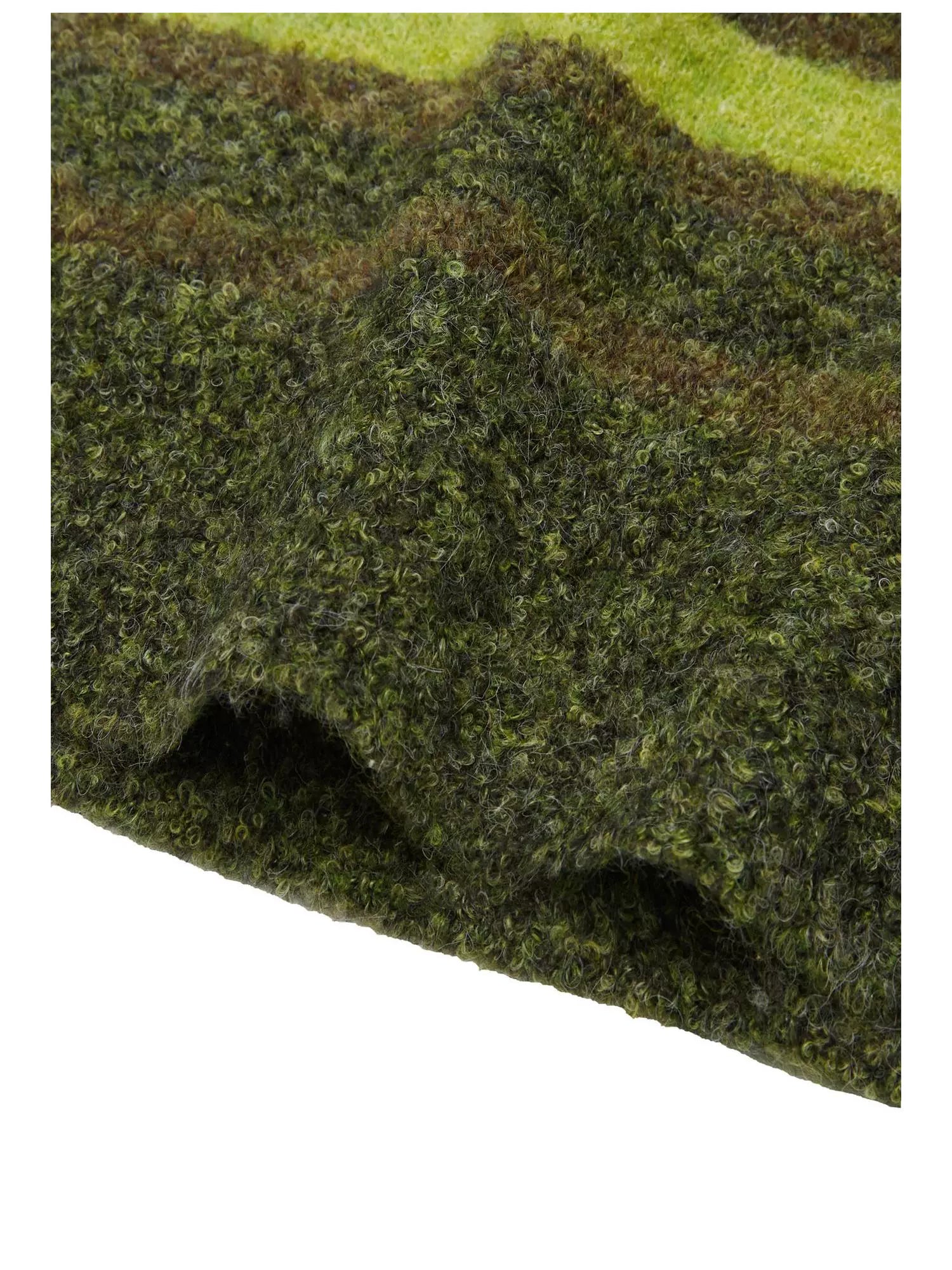 Contrast Stripe Embroidered Knit Sweater - CHINASQUAD