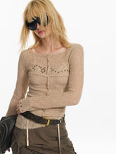 Sequin Punk Mesh Cardigan - CHINASQUAD