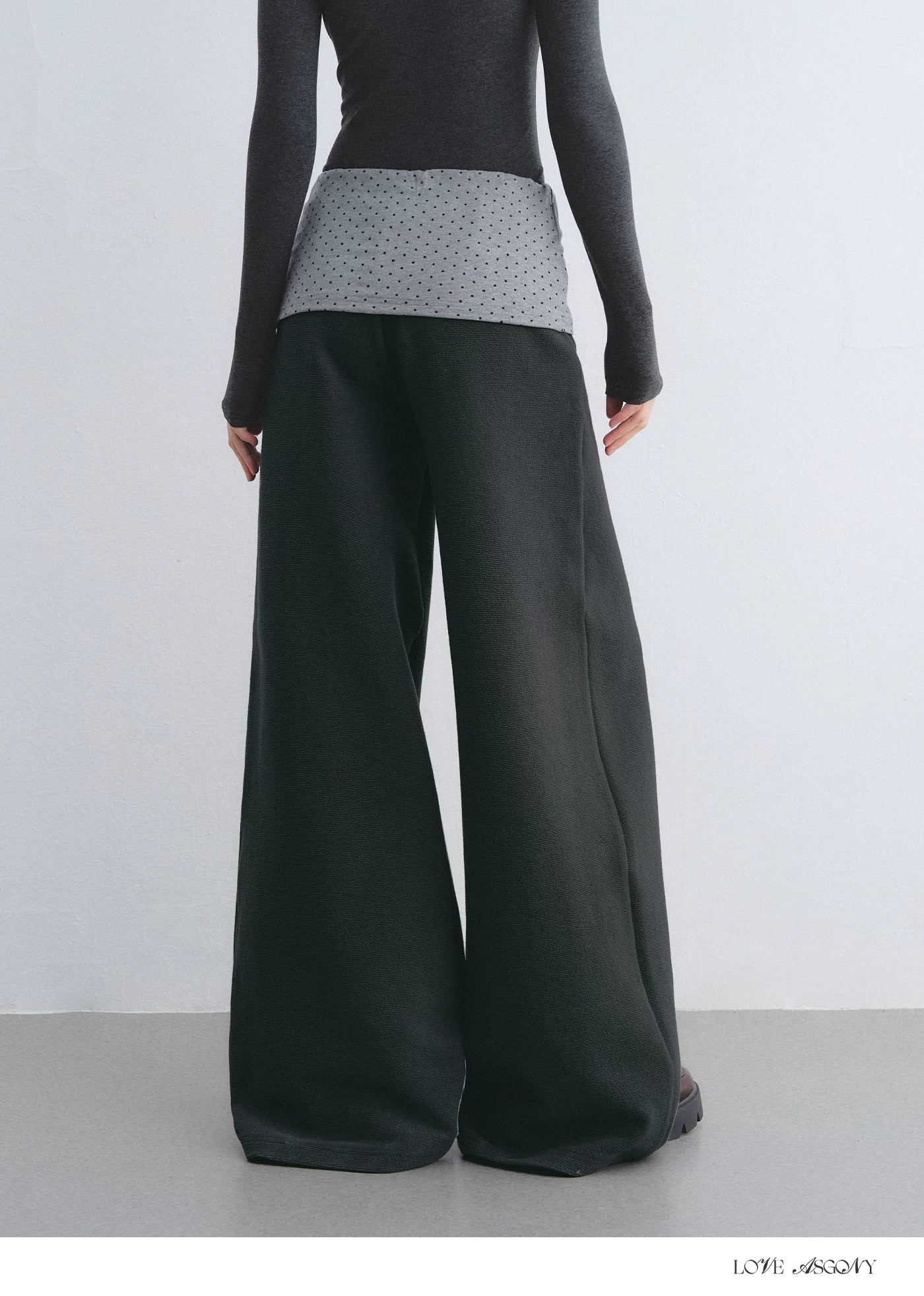 Faux-Layer Top and Pants Set