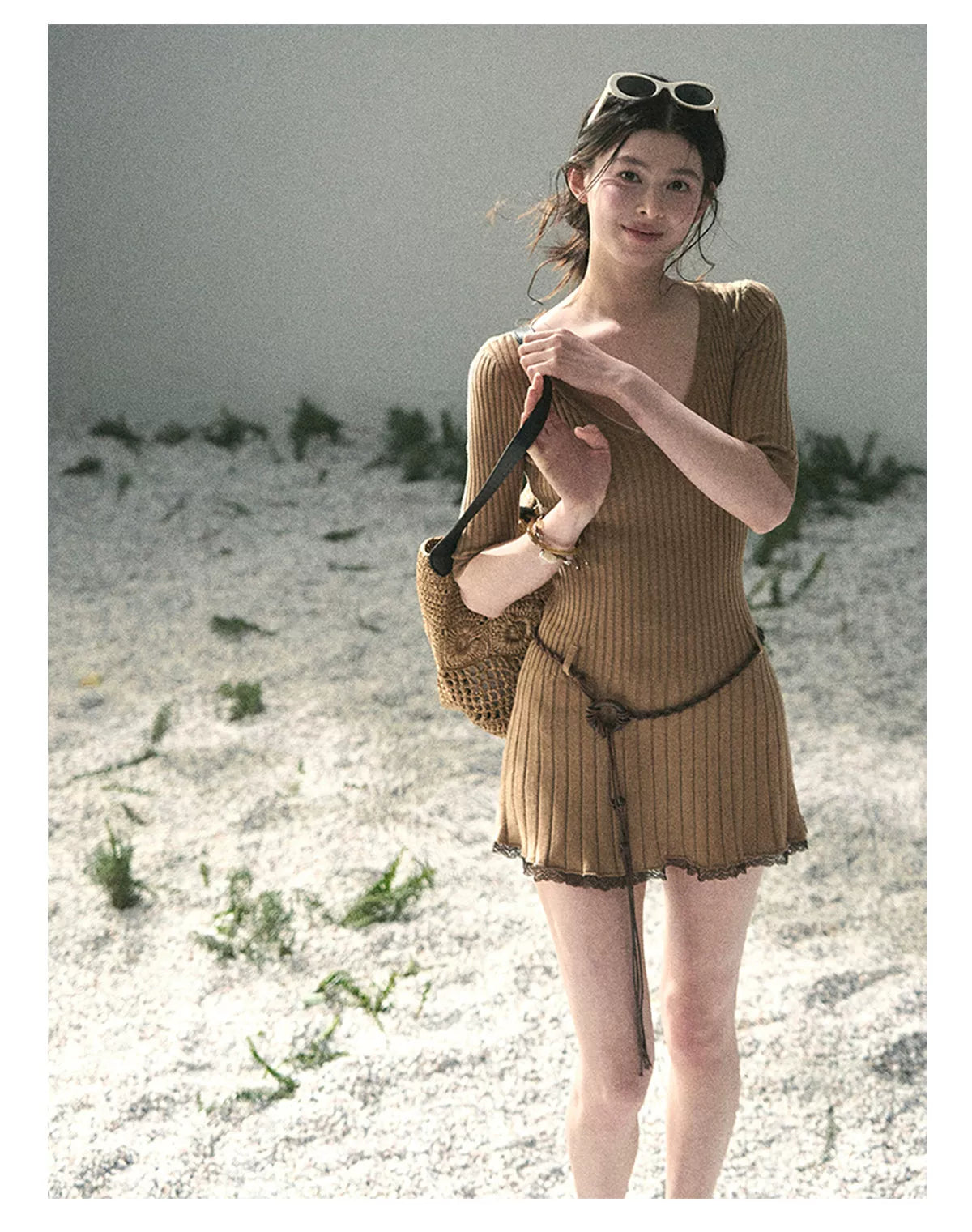 Amber Memory Knit Mini Dress