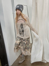 Icelandic Animal Pattern Open-Knit Sweater - CHINASQUAD