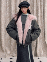 Eco-friendly Fur Splicing One-piece Coat - CHINASQUAD