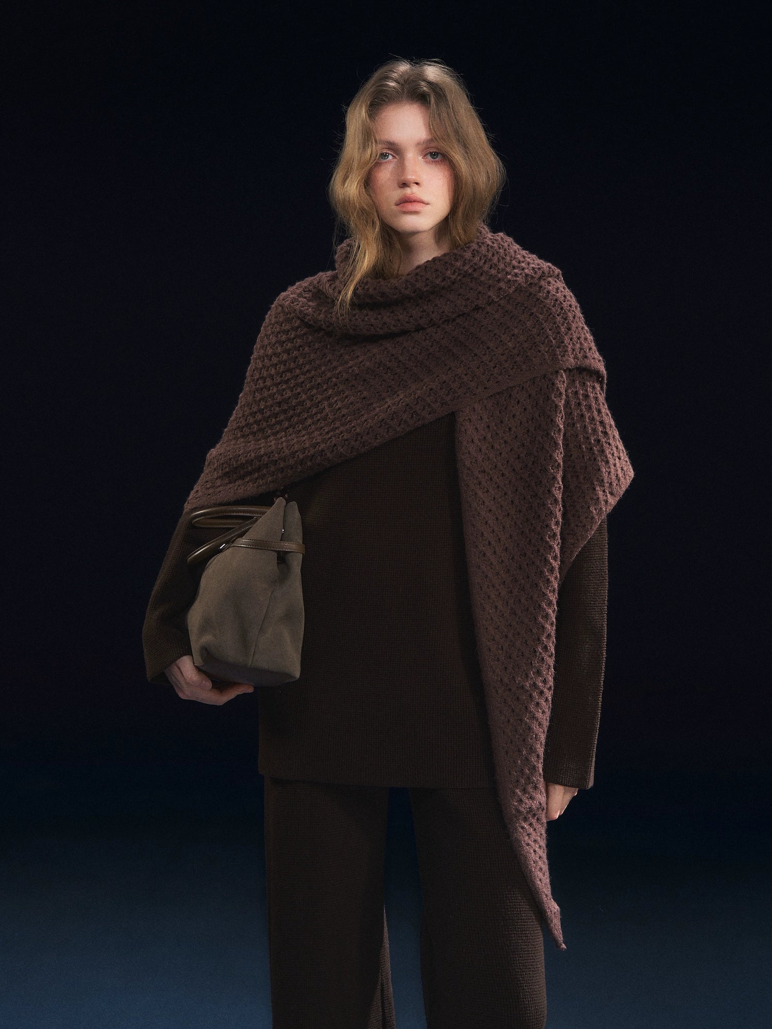 Waffle-Knit Lounge Set