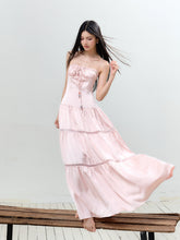 Hollow-out Ruched Tie-up Bustier Dress - CHINASQUAD