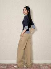 Diagonal Fly Pleated Cargo Pants - CHINASQUAD