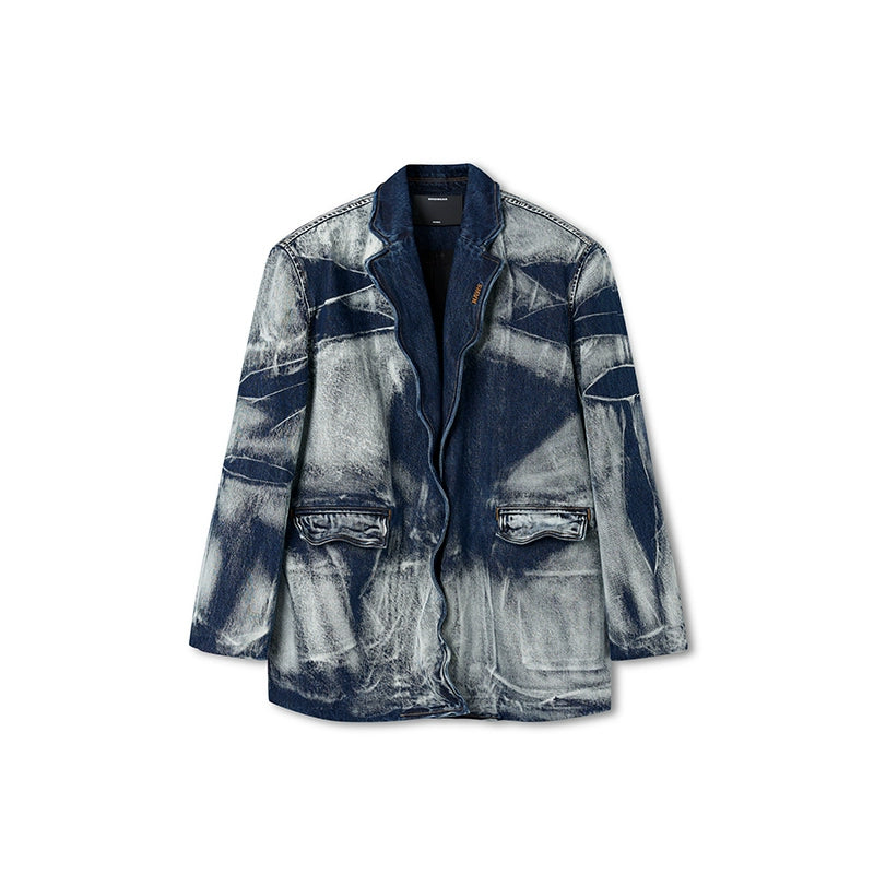 "Feria Series" Volcano Denim Blazer - CHINASQUAD