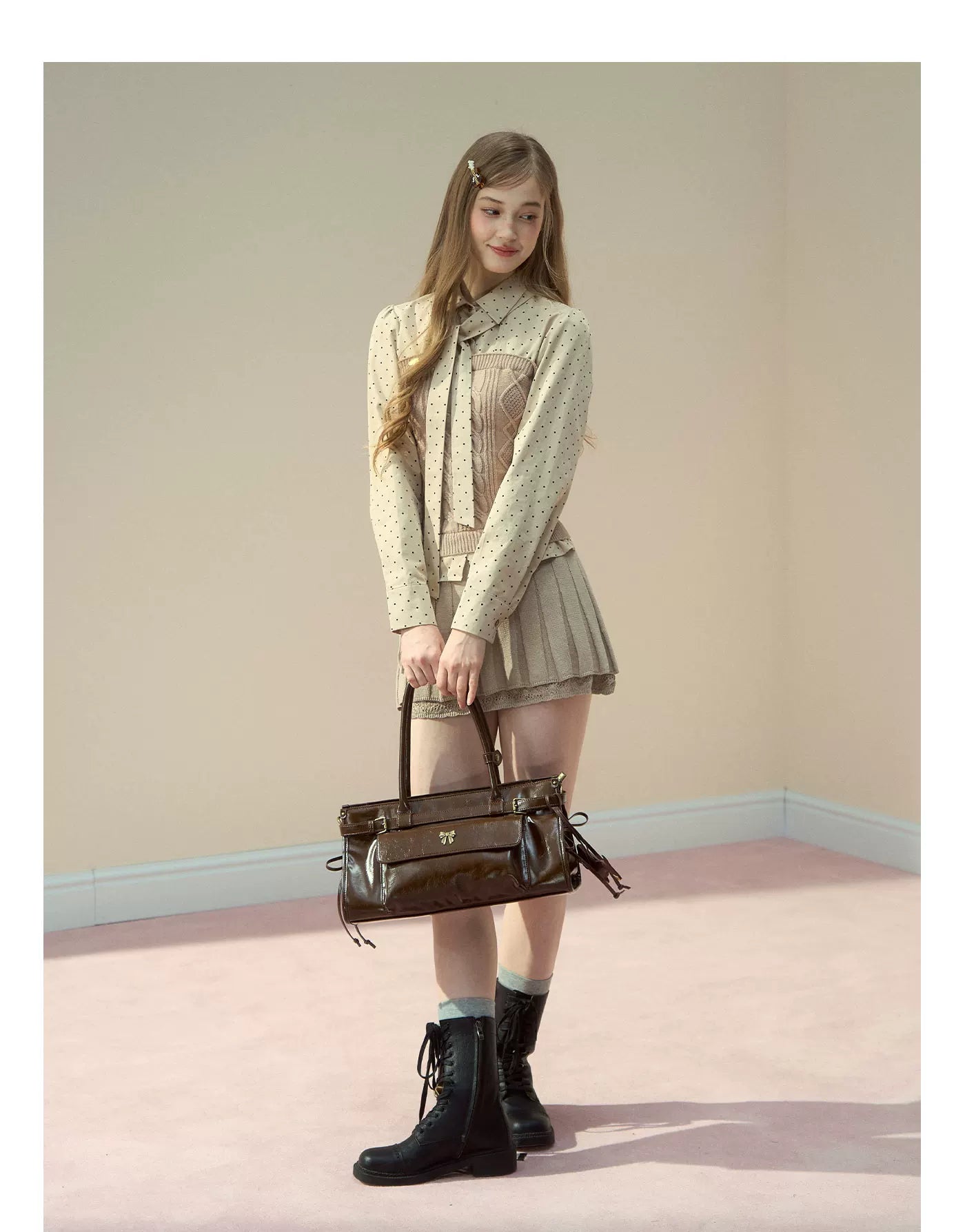 Polka Dot Preppy Shirt