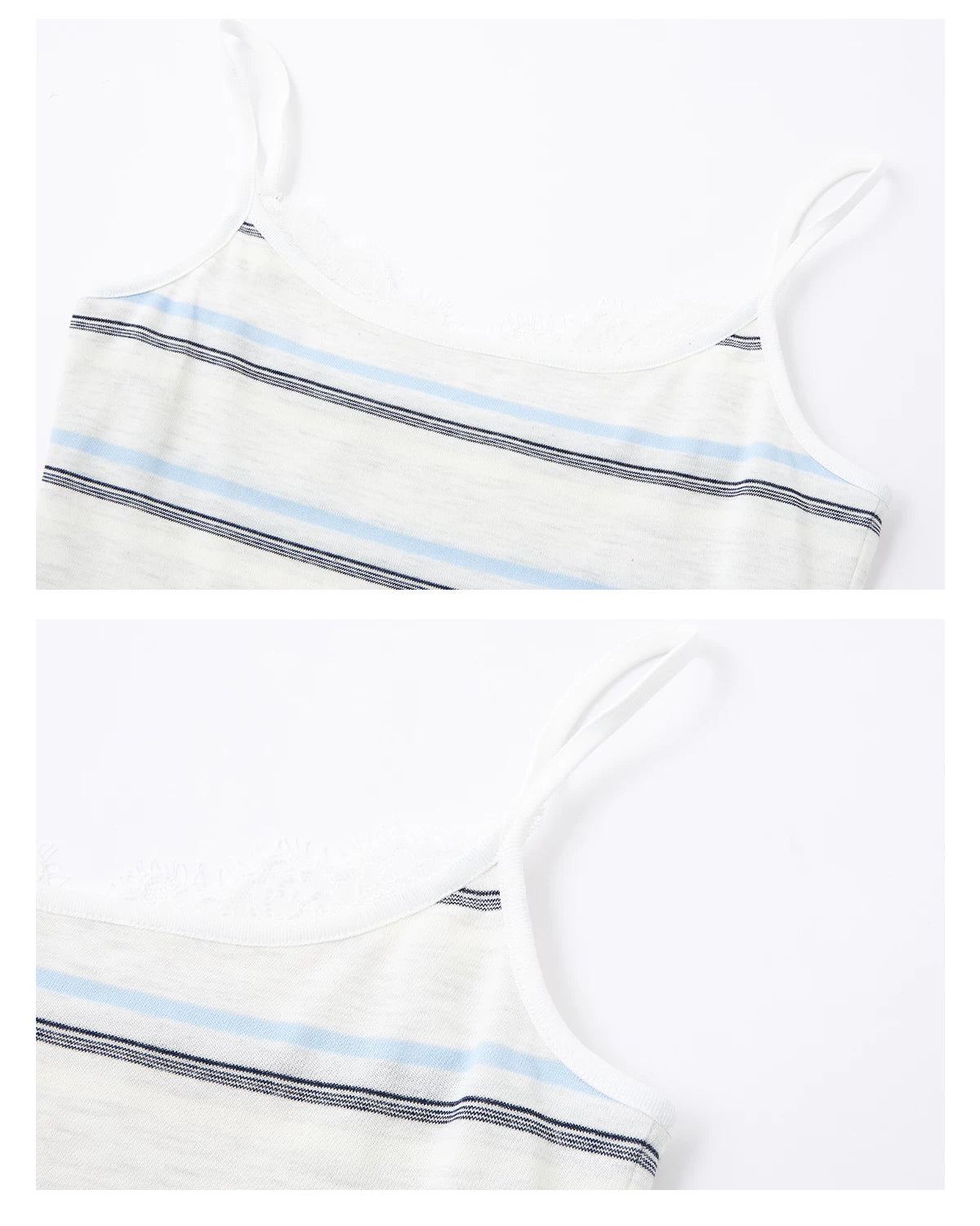 Relaxed Stripe Layered Cardigan Set