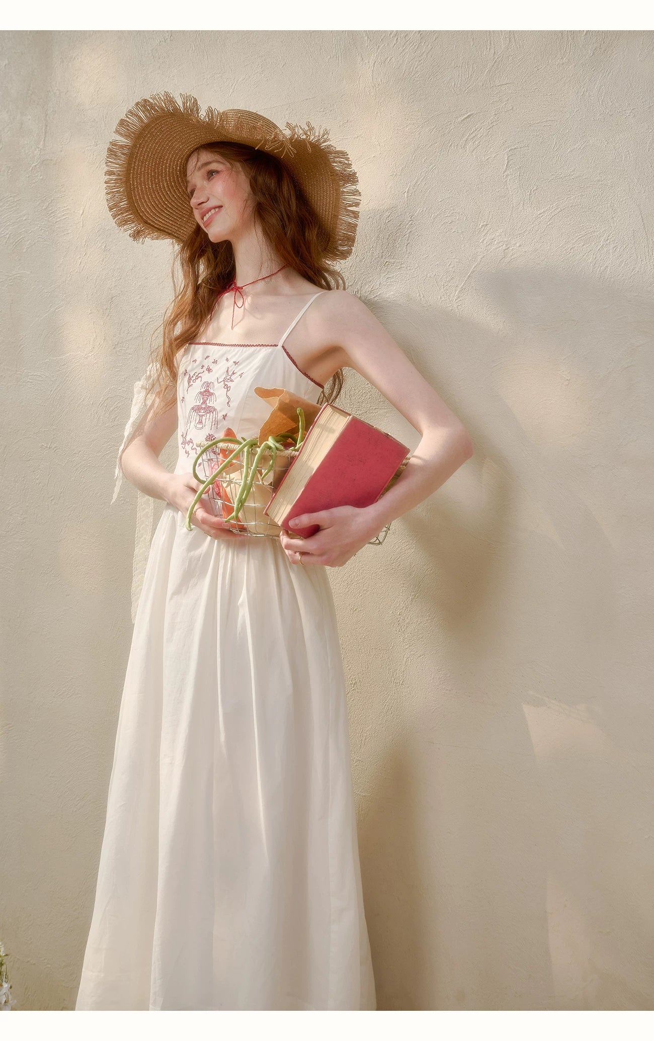 Soap Scent Cotton French White Dress