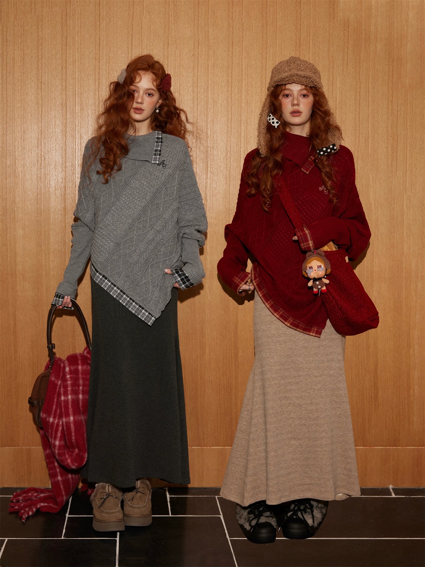 Fishtail Knit Midi Skirt - CHINASQUAD