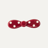 Polka Dot Bow Hairclip - CHINASQUAD