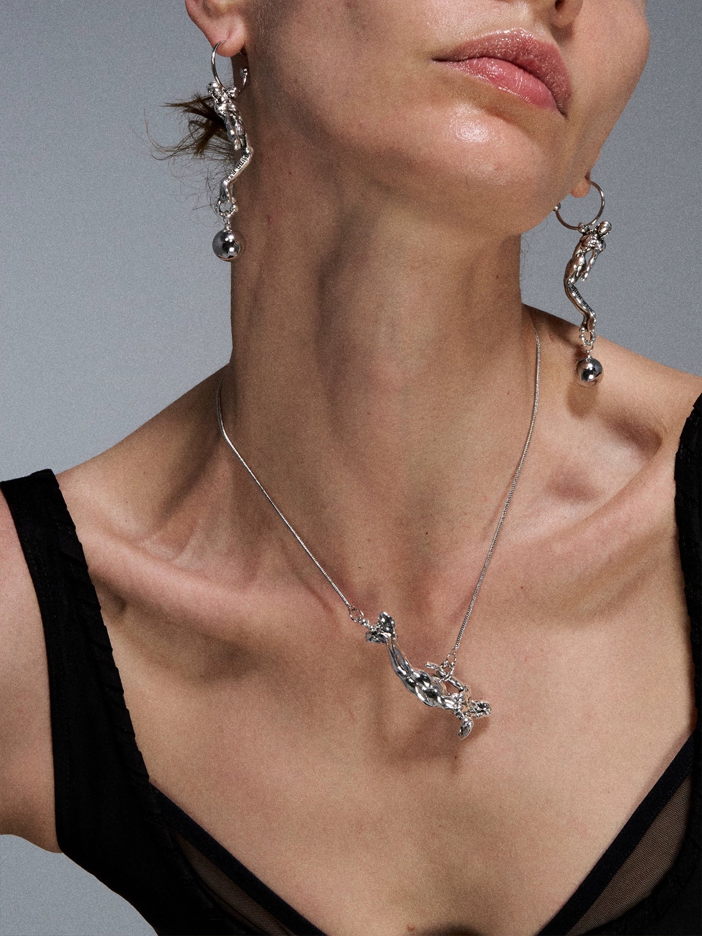 Silver Serpent Reshaped Romance Vintage Chain Necklace - CHINASQUAD