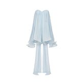 Thiri Chiffon Strapless Mini Dress - CHINASQUAD