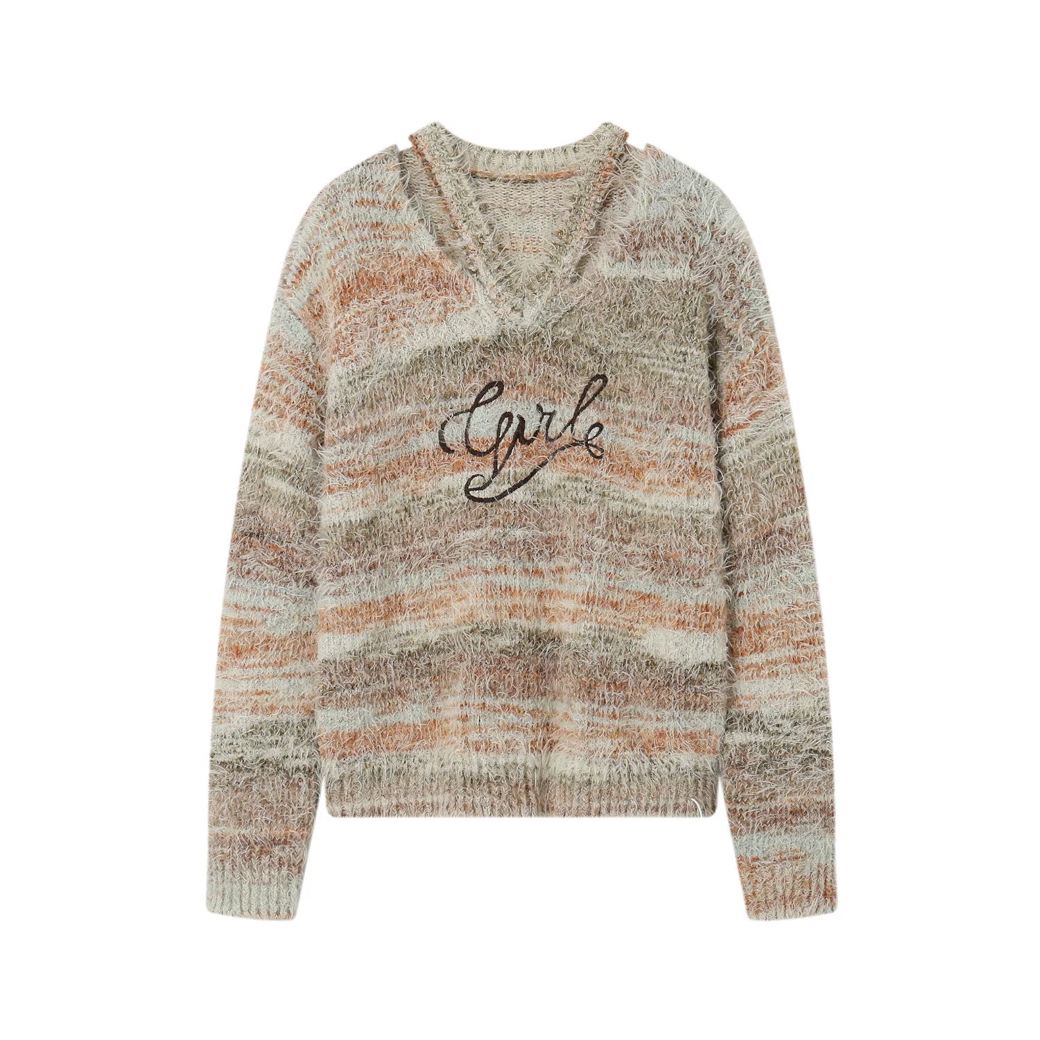 Gradient V-Neck Sweater