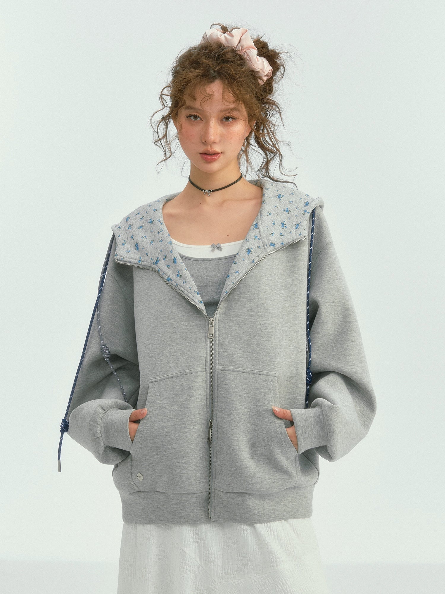 Color-Blocked Hooded Sweatshirt - CHINASQUAD