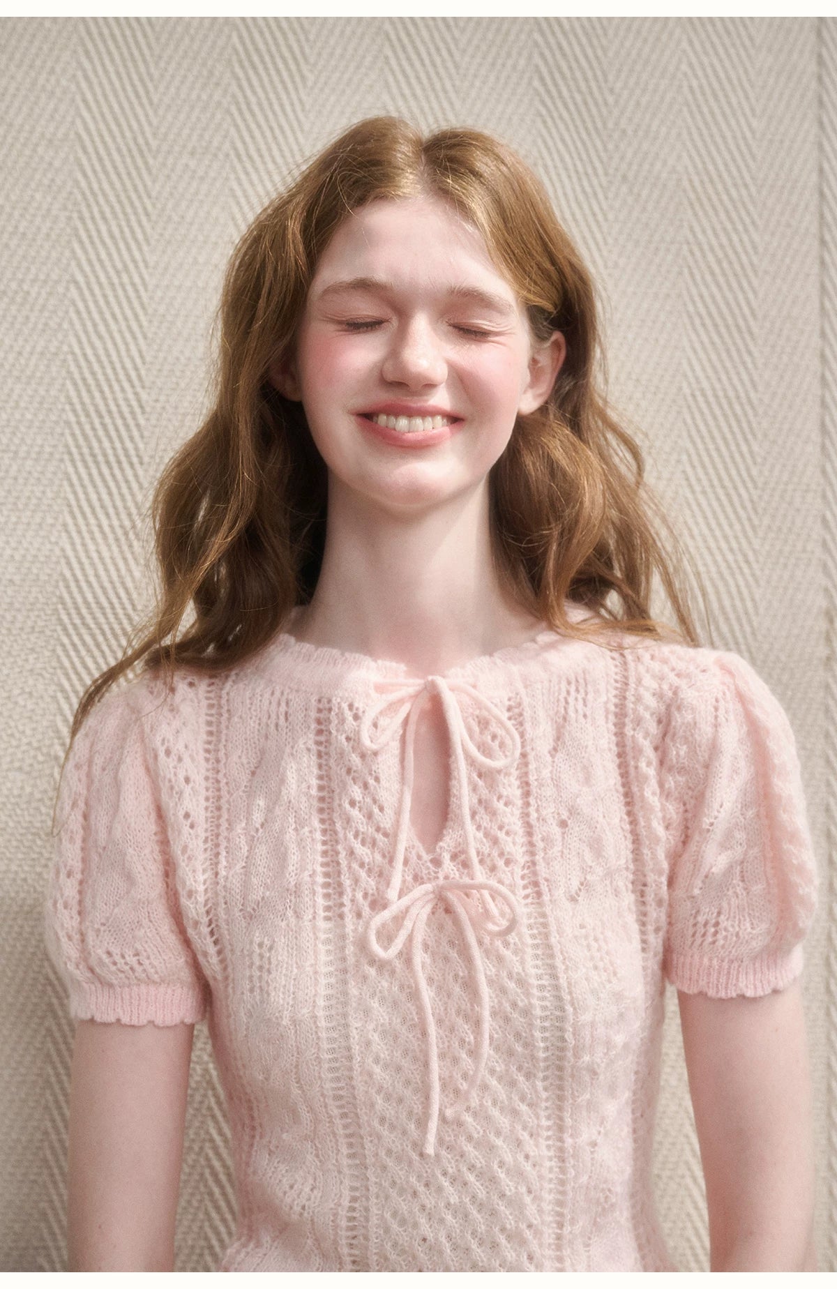 Soft Kitten Mohair Wool Knit Top