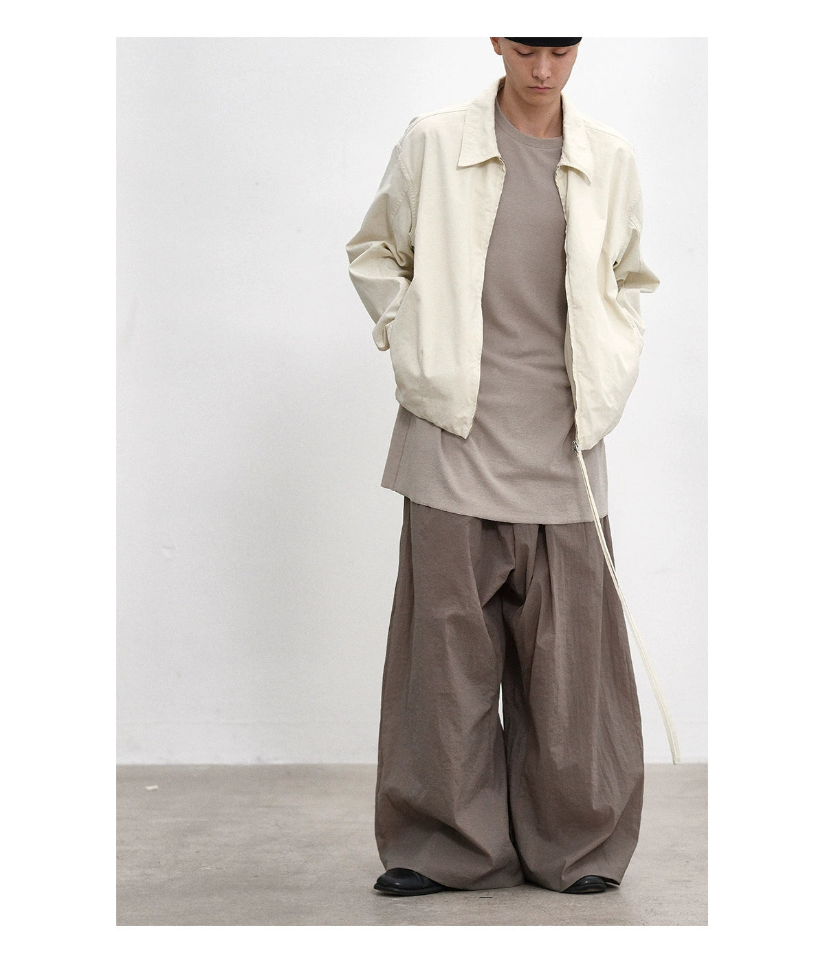 SS25 Linen-Blend Oversized T-Shirt - CHINASQUAD