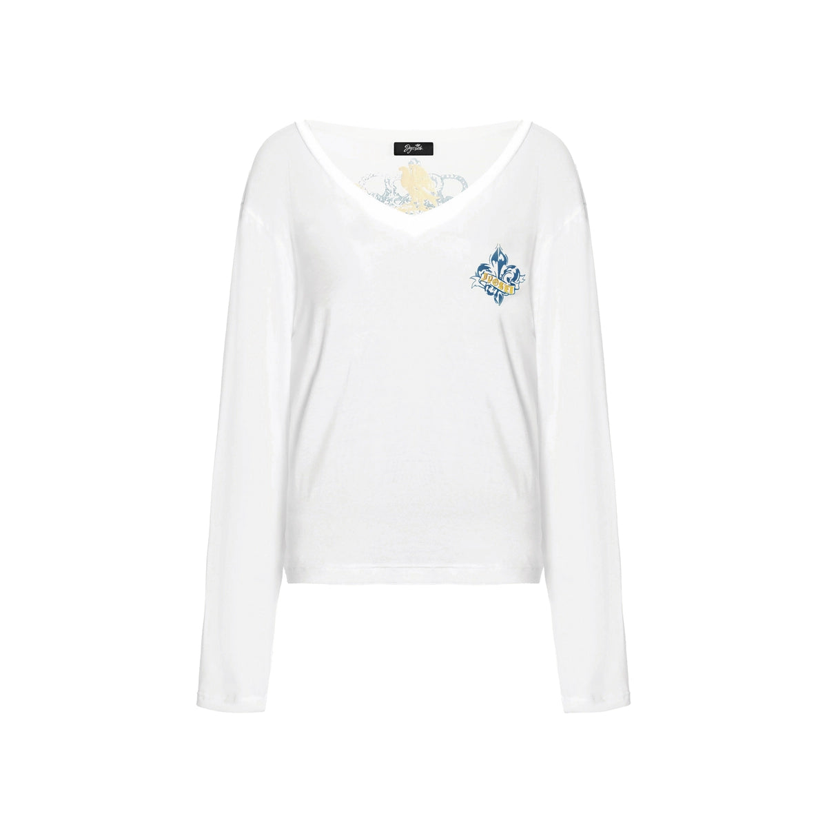 Gold-Foil Print Bikini & Tencel Cover-Up Set