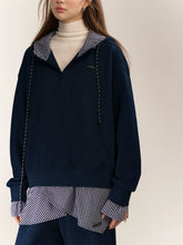 American College Style Plaid Hoodie - CHINASQUAD