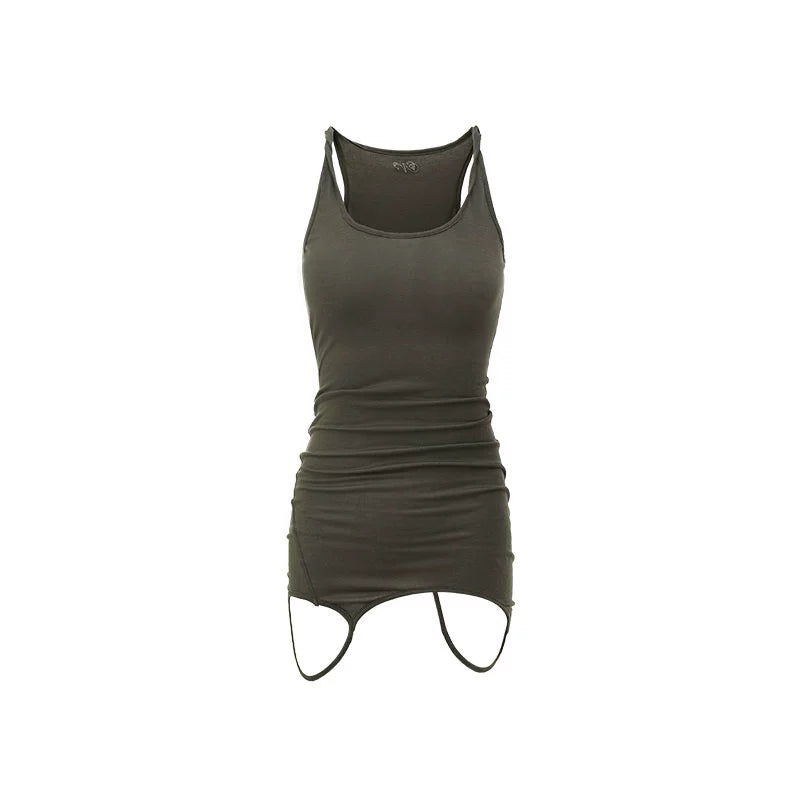 Hooded Tie-Up Cropped Cardigan - CHINASQUAD