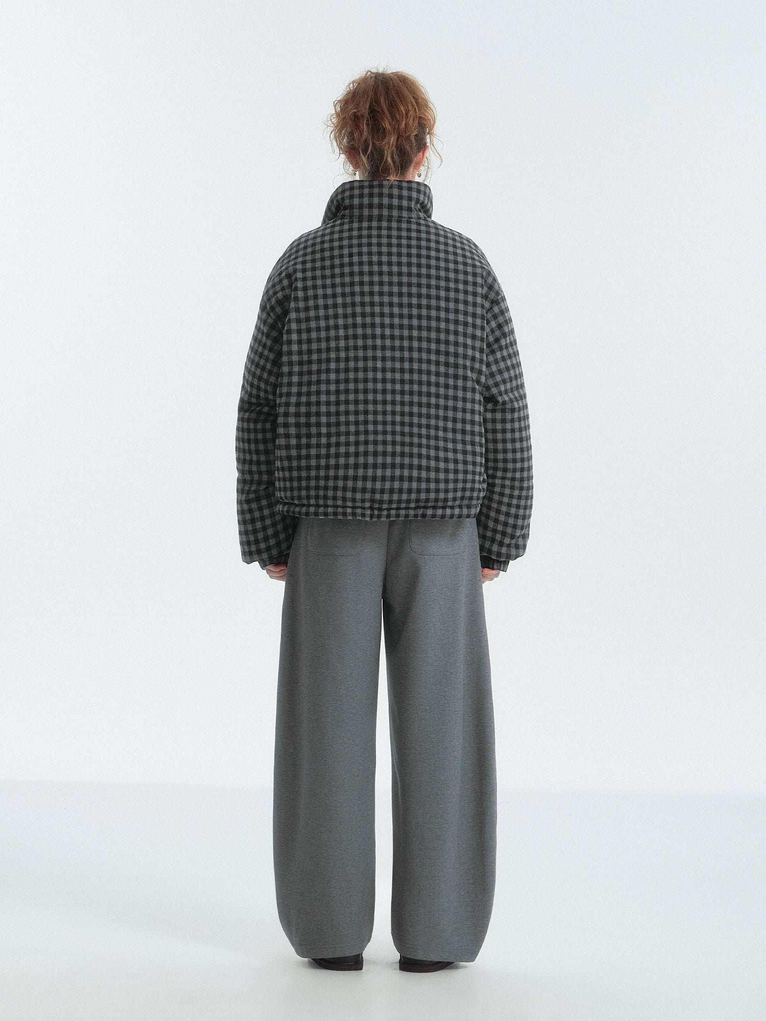 Lace-Trim Reversible Down Jacket - CHINASQUAD