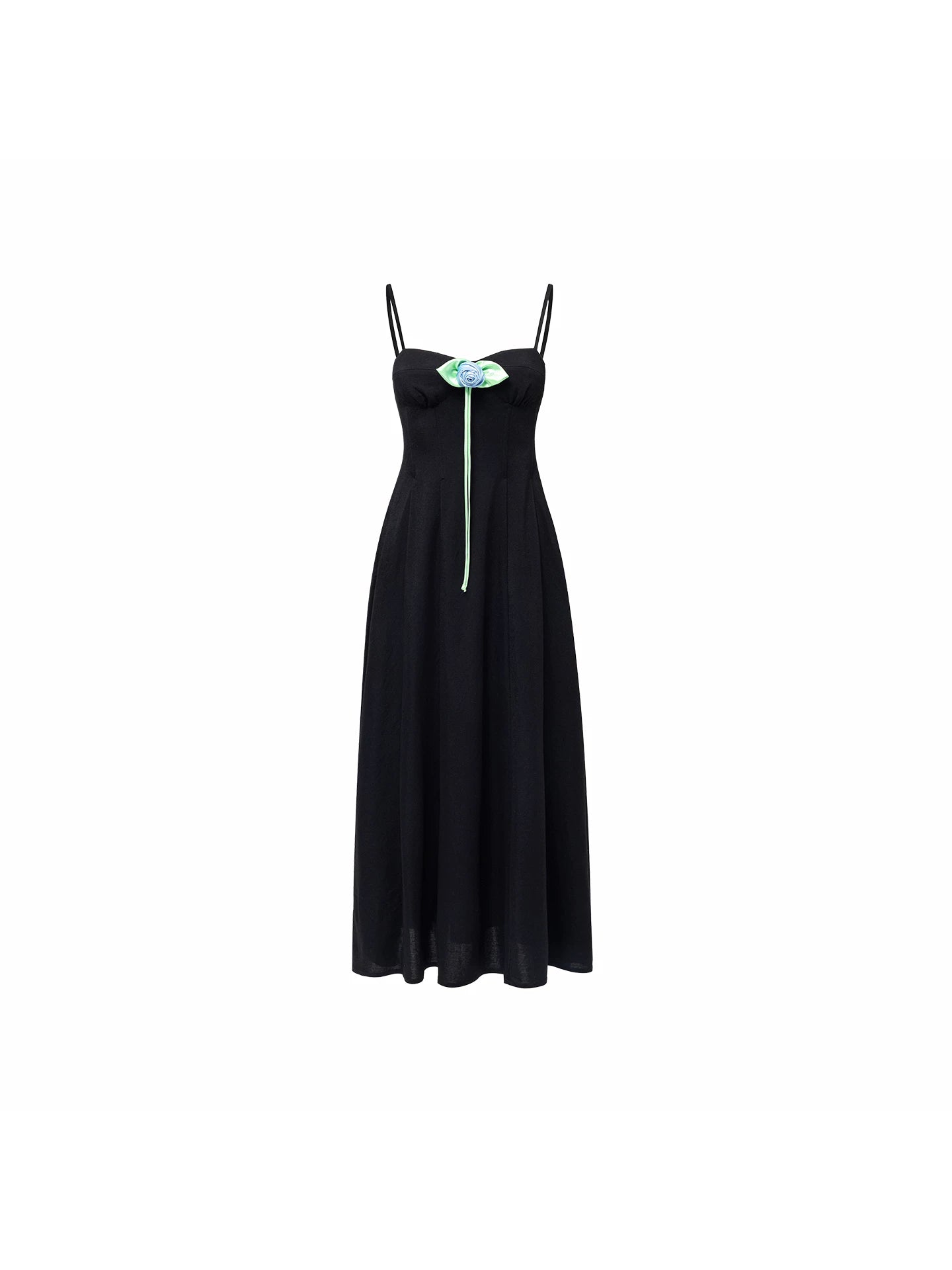 Rose Brooch Corset Maxi Dress 1Jinn Studio