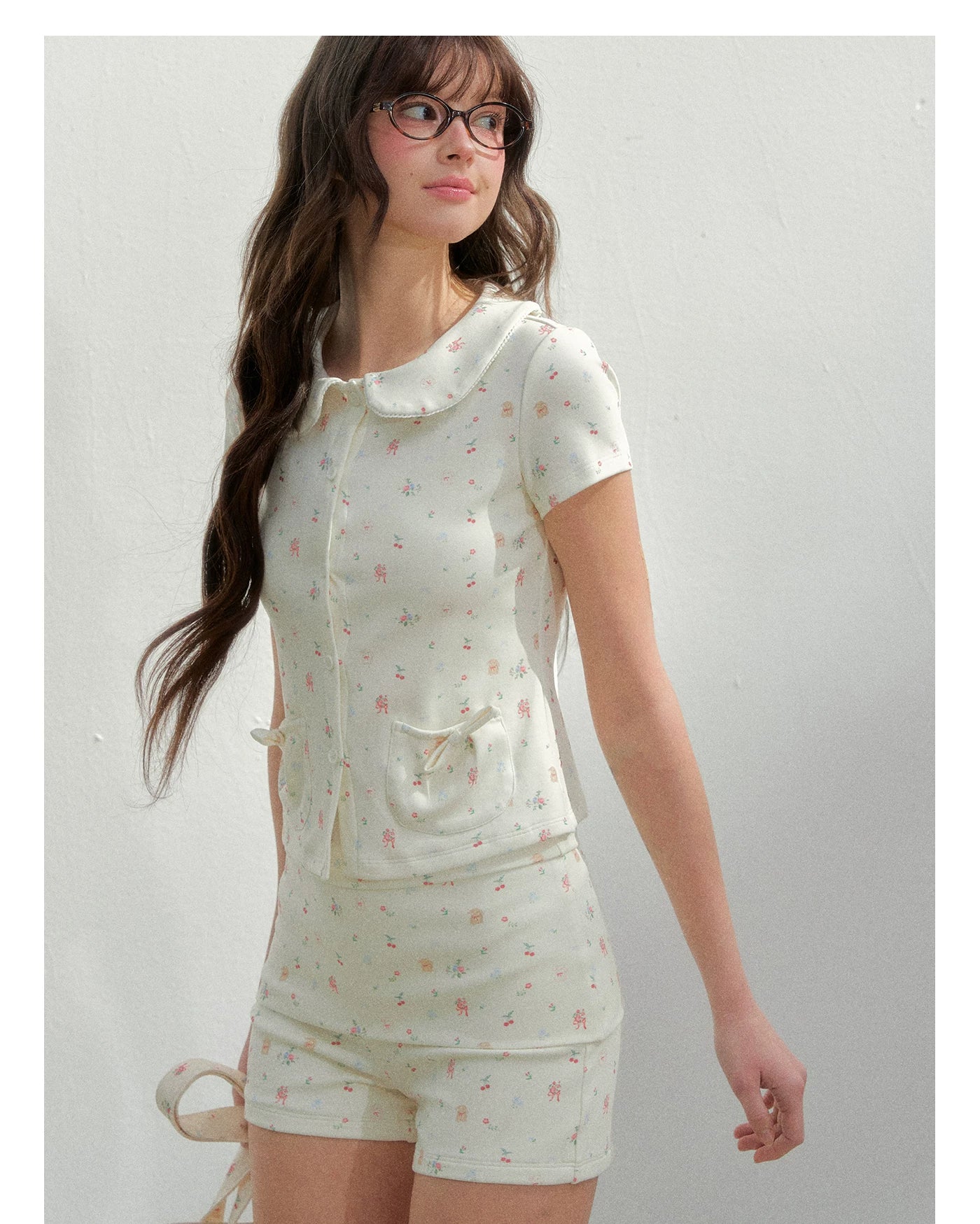 Summer Soliloquy Doll Collar Short Sleeve Tee