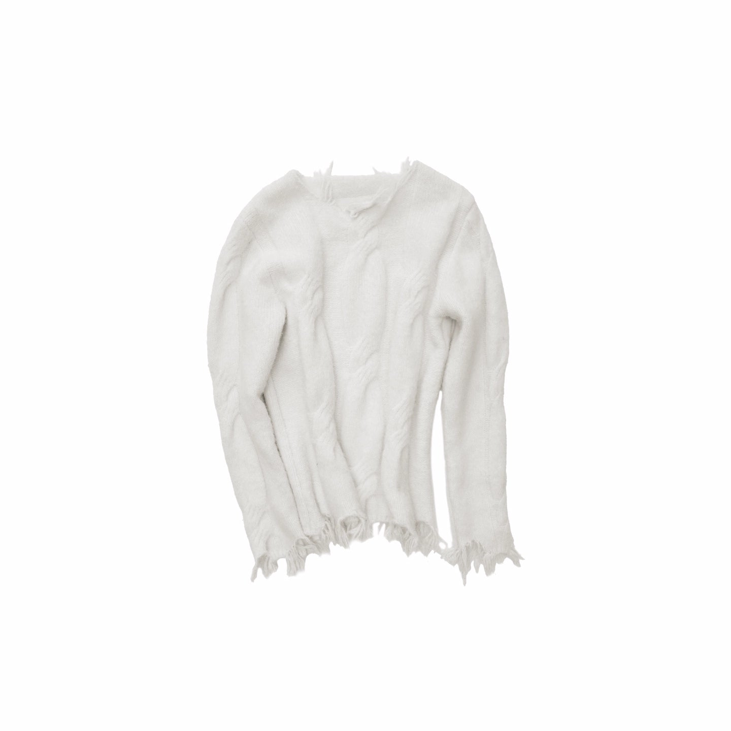 Wool-Blend Textured Oversize Sweater