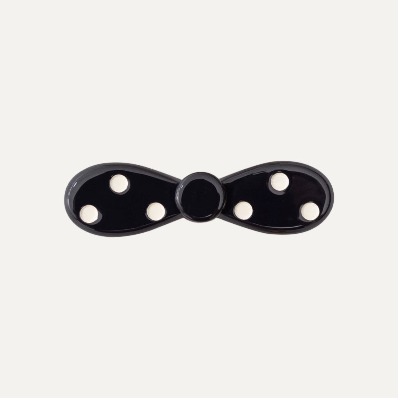 Polka Dot Bow Hairclip - CHINASQUAD