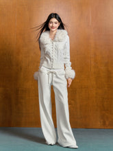 Cable Knit Sweater Cardigan - CHINASQUAD