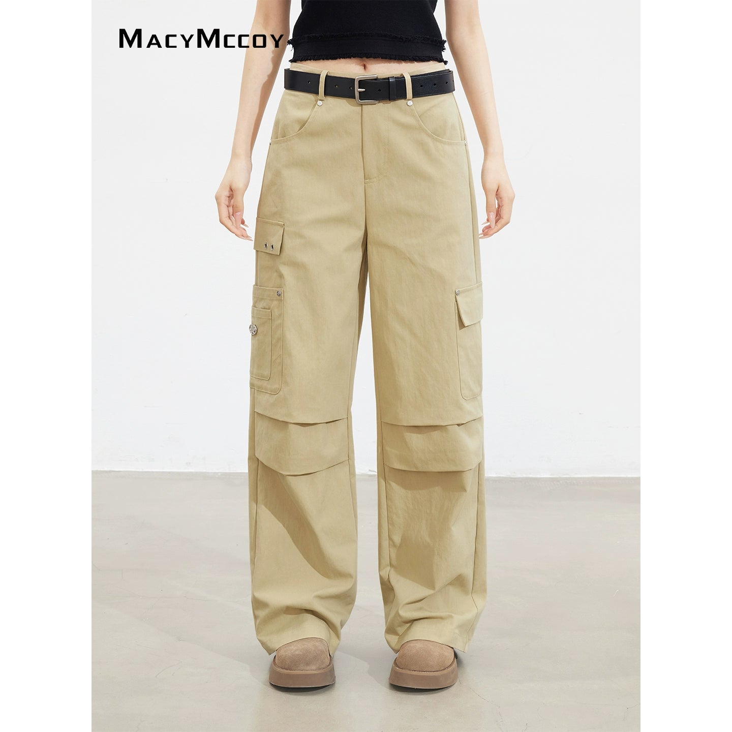 Ruched Cargo Pants - CHINASQUAD