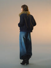 Detachable Fur-Collar Fitted Down Jacket - CHINASQUAD