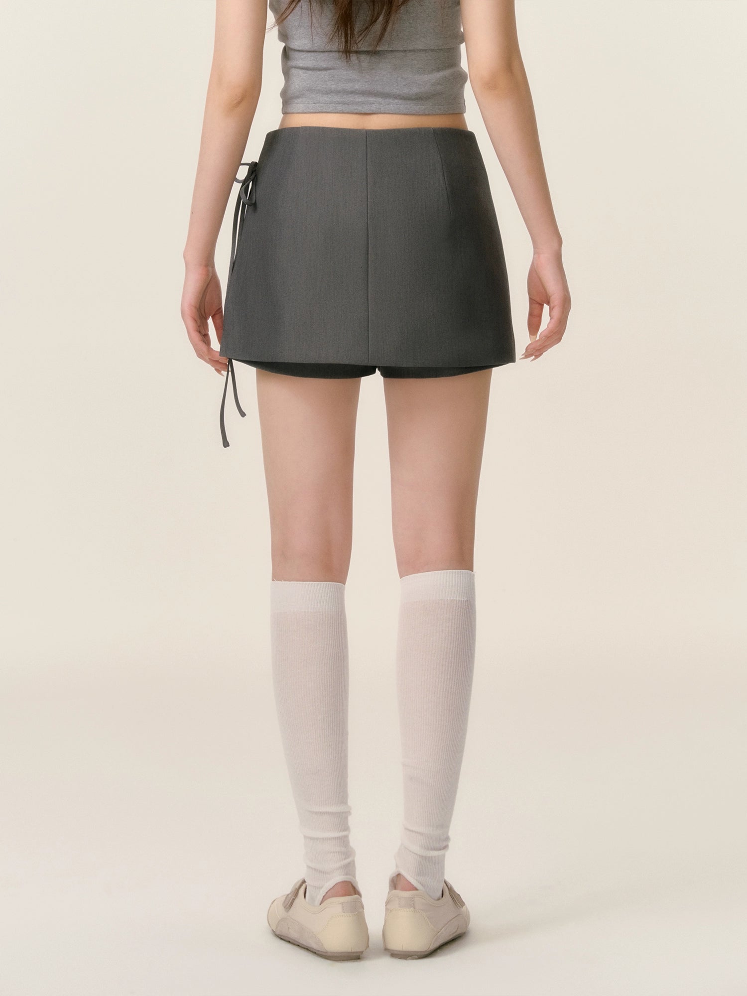 Bow Tie Suit Skirt Pants