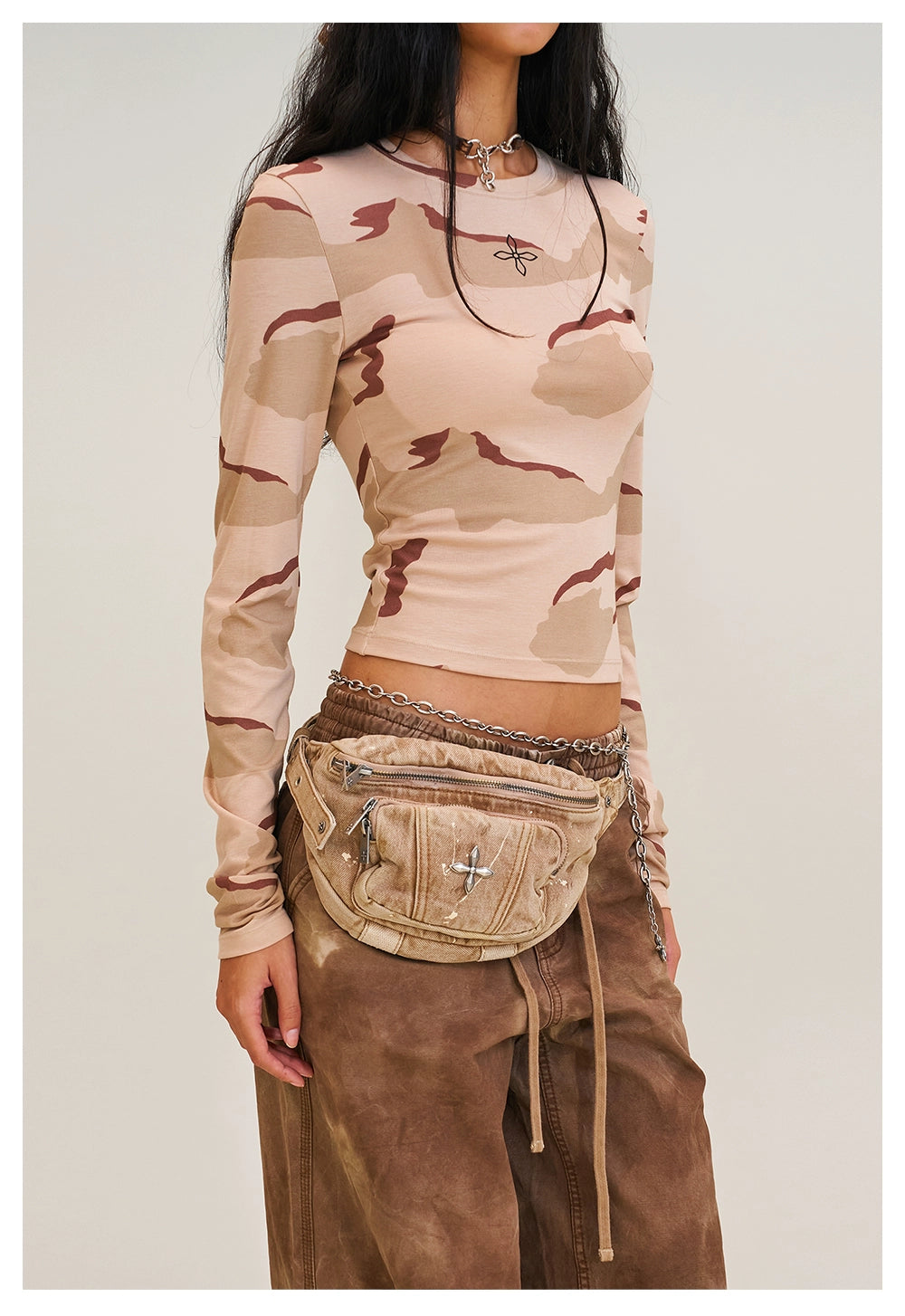 Wild Denim Crossbody Waist Bag