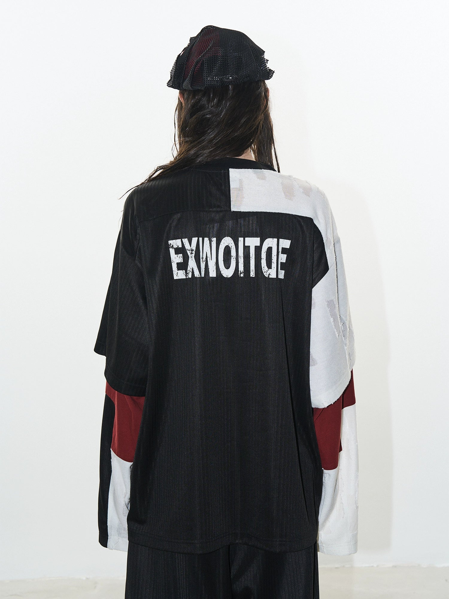 EXITMODE Textured Layered Sports Jersey Tee